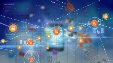 Digital Data Network and Ecommerce Security Connection