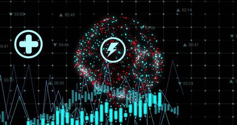 Global Financial Data Processing with Digital Connectivity - Download Free Stock Images Pikwizard.com