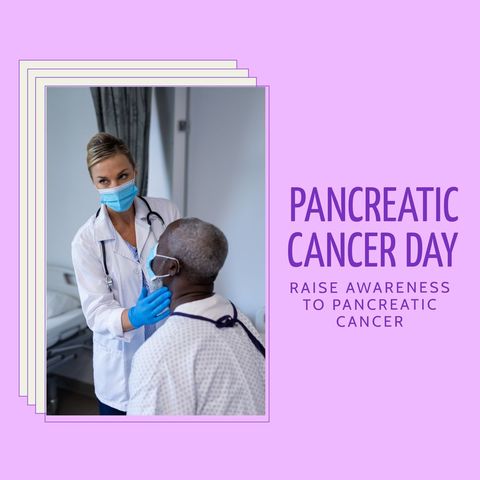 Pancreatic Cancer Awareness with Doctor and Patient Interaction - Download Free Stock Templates Pikwizard.com