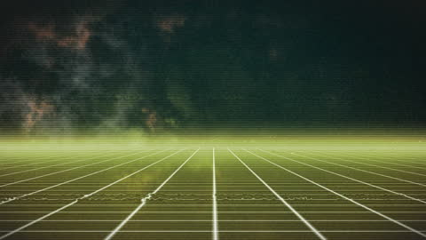 Digital Data Grid on Futuristic Scifi Background