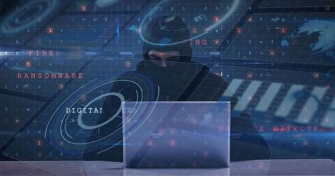 Cybersecurity Threat Explored Through Conceptual Hacker Interface