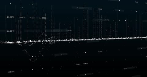 Digital Stock Market Graph with Floating Numeric Data - Download Free Stock Images Pikwizard.com