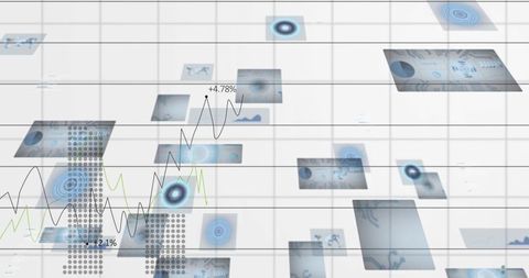 Digital interface of data processing elements in motion