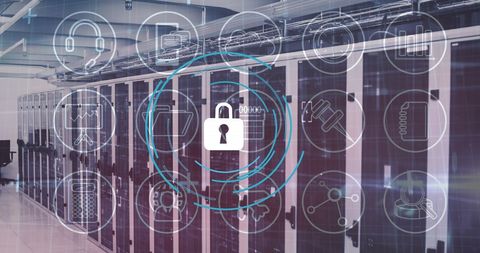 Secure data processing in modern server room