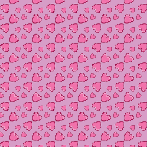 Seamless Pink Hearts Pattern on Transparent Background - Download Free Stock Videos Pikwizard.com