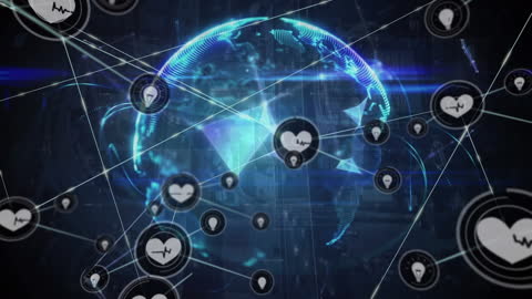 Global Network Connections with Digital Interface Overlay