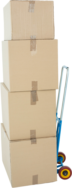 Stack of Cardboard Boxes on Trolley with Transparent Background - Download Free Stock Videos Pikwizard.com