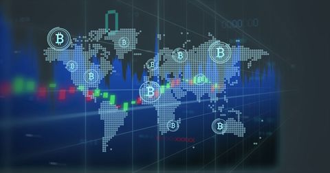 Global Bitcoin Trading Network Abstract Concept - Download Free Stock Images Pikwizard.com