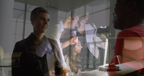 Multicultural Team Engaged in Office Collaboration