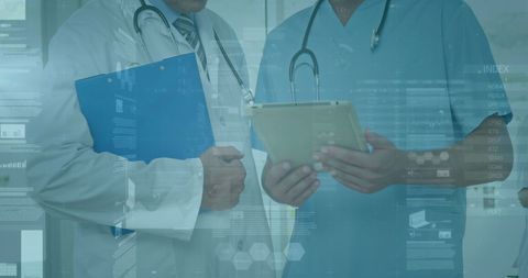 Medical Professionals Discussing Healthcare Data Solutions - Download Free Stock Images Pikwizard.com