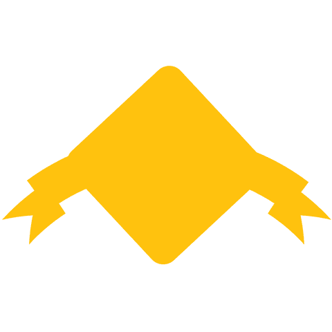 Yellow Banner Ribbon on Transparent Background for Copy Space - Download Free Stock Videos Pikwizard.com