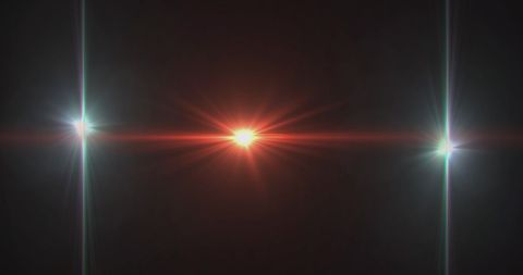 Three Colorful Lens Flare Light Spots on Dark Background - Download Free Stock Images Pikwizard.com