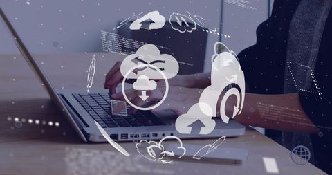 Digital Workspace and Cloud Computing Concept - Download Free Stock Images Pikwizard.com