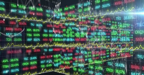 Dynamic Financial Data and Stock Market Analysis - Download Free Stock Images Pikwizard.com