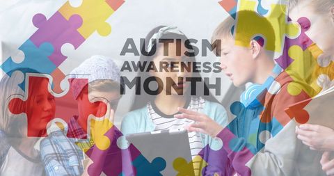Autism Awareness Month Celebrating Diversity and Inclusivity - Download Free Stock Images Pikwizard.com