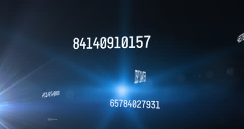 Abstract Digital Financial Technology Animation