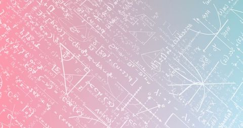 Mathematical Equations on Gradient Background Inspiring Innovation