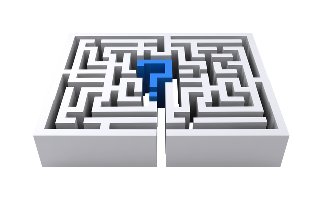 Digital Maze Puzzle With Question Mark on Transparent Background - Download Free Stock Videos Pikwizard.com