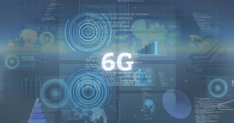 6G Technology Concept with Futuristic Digital Interface Display - Download Free Stock Images Pikwizard.com