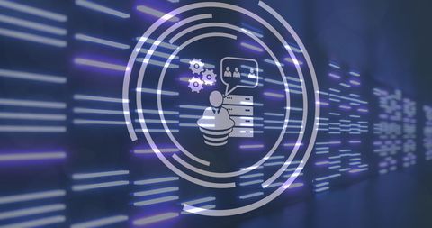 Futuristic Blockchain and Networking Conceptual Interface - Download Free Stock Images Pikwizard.com