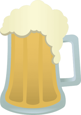 transparent vector of beer mug with frothy foam - Download Free Stock Videos Pikwizard.com
