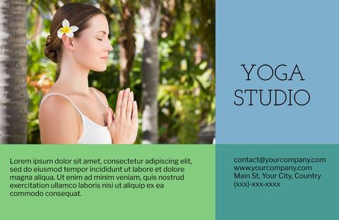 Tranquil Woman Practicing Yoga in Tropical Garden - Download Free Stock Templates Pikwizard.com