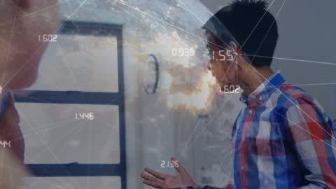 Innovative Student Collaborating in Digital Workspace