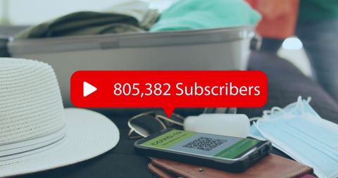 Digital health passport and subscribers concept