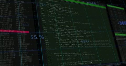 software development interface with overlapping code consoles - Download Free Stock Images Pikwizard.com