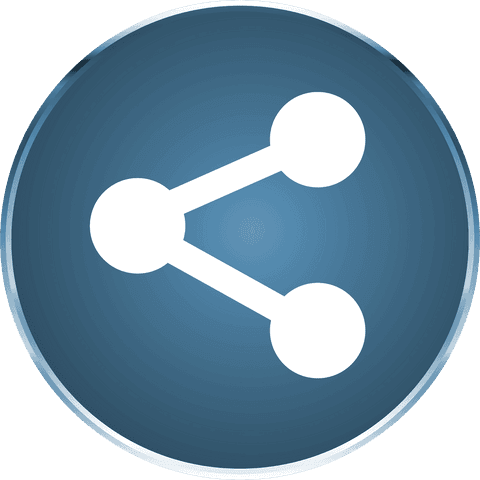 Digital Share Symbol in Blue Circle on Transparent Background - Download Free Stock Videos Pikwizard.com
