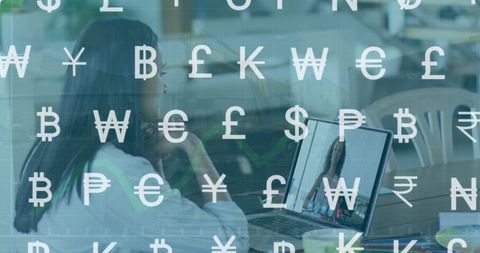 Diverse Professional Women Analyzing Global Currency Trends Online