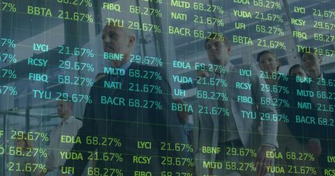 Business Team Analyzing Digital Financial Data Display - Download Free Stock Images Pikwizard.com