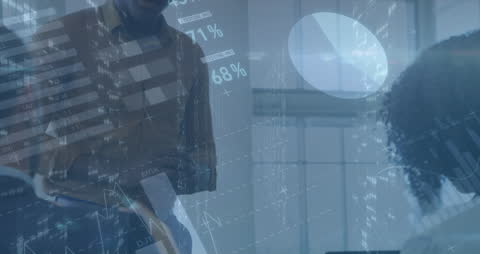 Finance Data Innovations with Diverse Business Team in Discussion