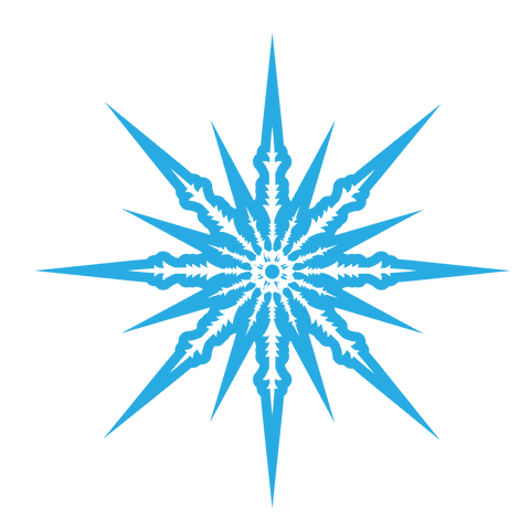 Delicate Digital Blue Transparent Snowflake Design - Download Free Stock Videos Pikwizard.com