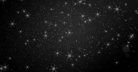 Falling Snowflakes on Black Background: Winter Festivity Scene - Download Free Stock Images Pikwizard.com