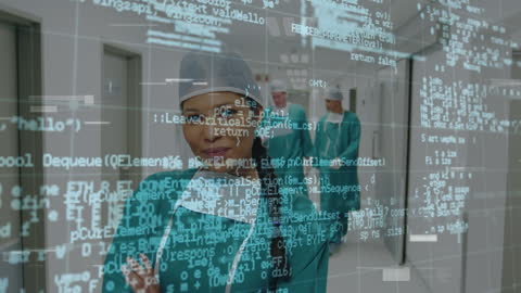 Healthcare Technology Interaction with Moving Data