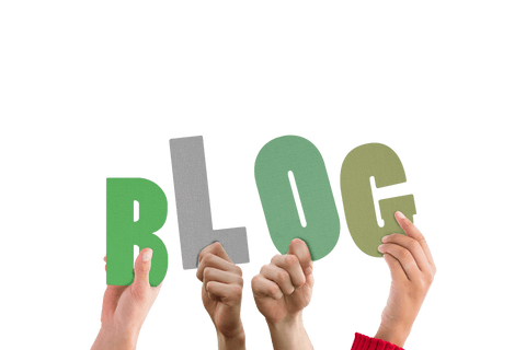 hands holding blog letters on transparent background - Download Free Stock Videos Pikwizard.com