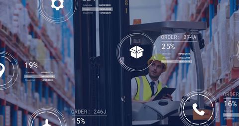 Smart warehouse insights into logistics and inventory management