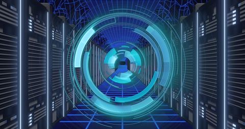 futuristic data processing and cloud computing technology - Download Free Stock Images Pikwizard.com