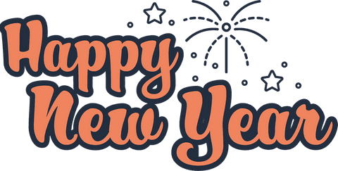 happy new year transparent digital illustration with fireworks - Download Free Stock Videos Pikwizard.com