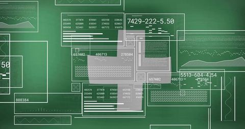 Data visualization and interaction on digital chalkboard