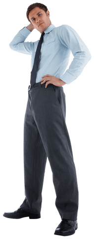 serious businessman pondering in office attire hew cutout - Download Free Stock Videos Pikwizard.com