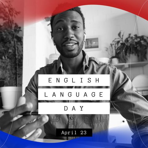 Celebrating English Language Day with Joyful Conversation - Download Free Stock Templates Pikwizard.com