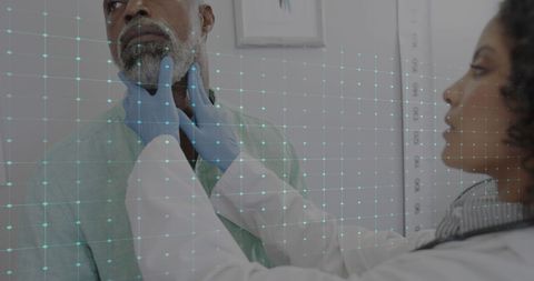 Telehealth Technology Screening with Futuristic Grid Interface