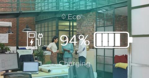 Innovative Collaboration in Sustainable Office with Charging Technology