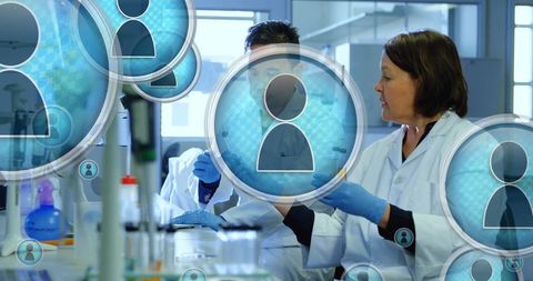 Scientists Collaborating in High-Tech Laboratory - Download Free Stock Images Pikwizard.com