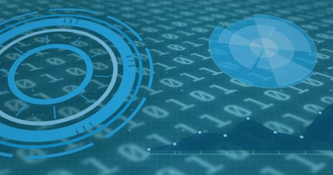 Digital Interface Concept with Data Visualization Graphics - Download Free Stock Images Pikwizard.com