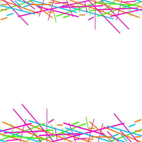 Neon Striped Border on Transparent Background with Copy Space - Download Free Stock Videos Pikwizard.com