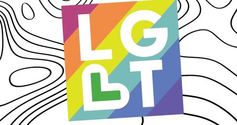 lgbt concept with vibrant rainbow colors and waves - Download Free Stock Images Pikwizard.com