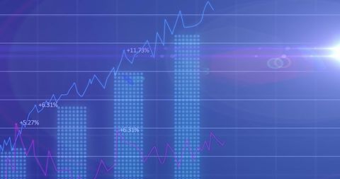 Growth Charts and Data Analysis Visual Illustration - Download Free Stock Images Pikwizard.com
